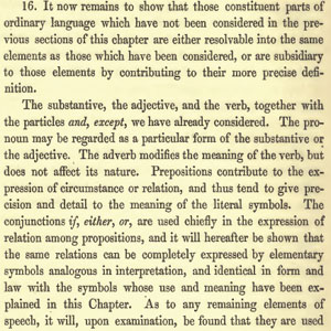 George Boole: An Investigation of the Laws of Thought (2)